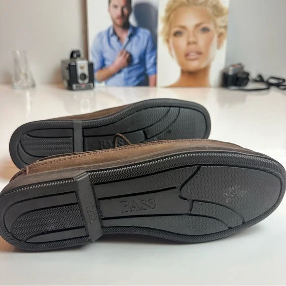 Bass Leather Boat Shoes | Dark Brown · Preppy Coastal / Ivy Classic - Picture 8 of 9